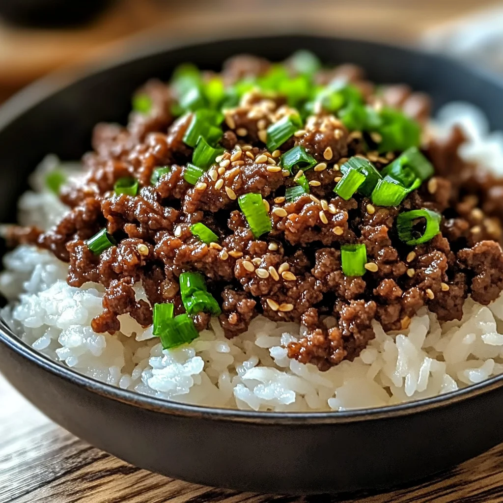 Boeuf Haché Coréen