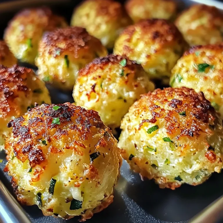 Boulettes de Courgettes au Four
