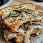 Croque-Monsieur Gourmand aux Champignons