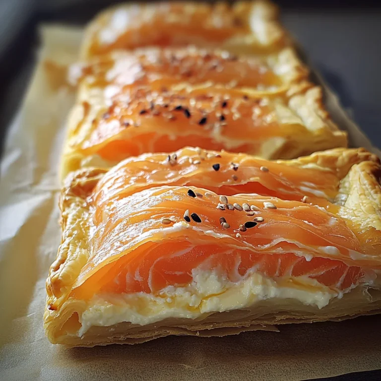 Feuilletés au Saumon et Fromage