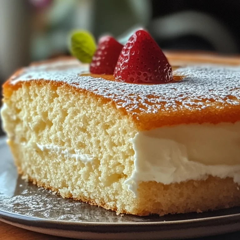 Gâteau Crémeux avec 3 Yaourts et 2 Œufs