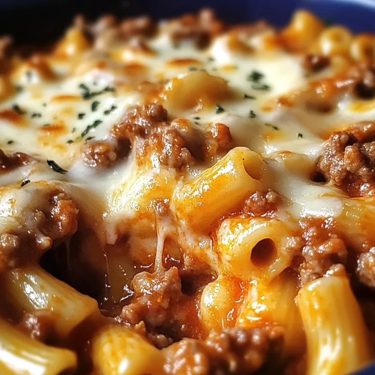 Gratin Pâtes Bœuf