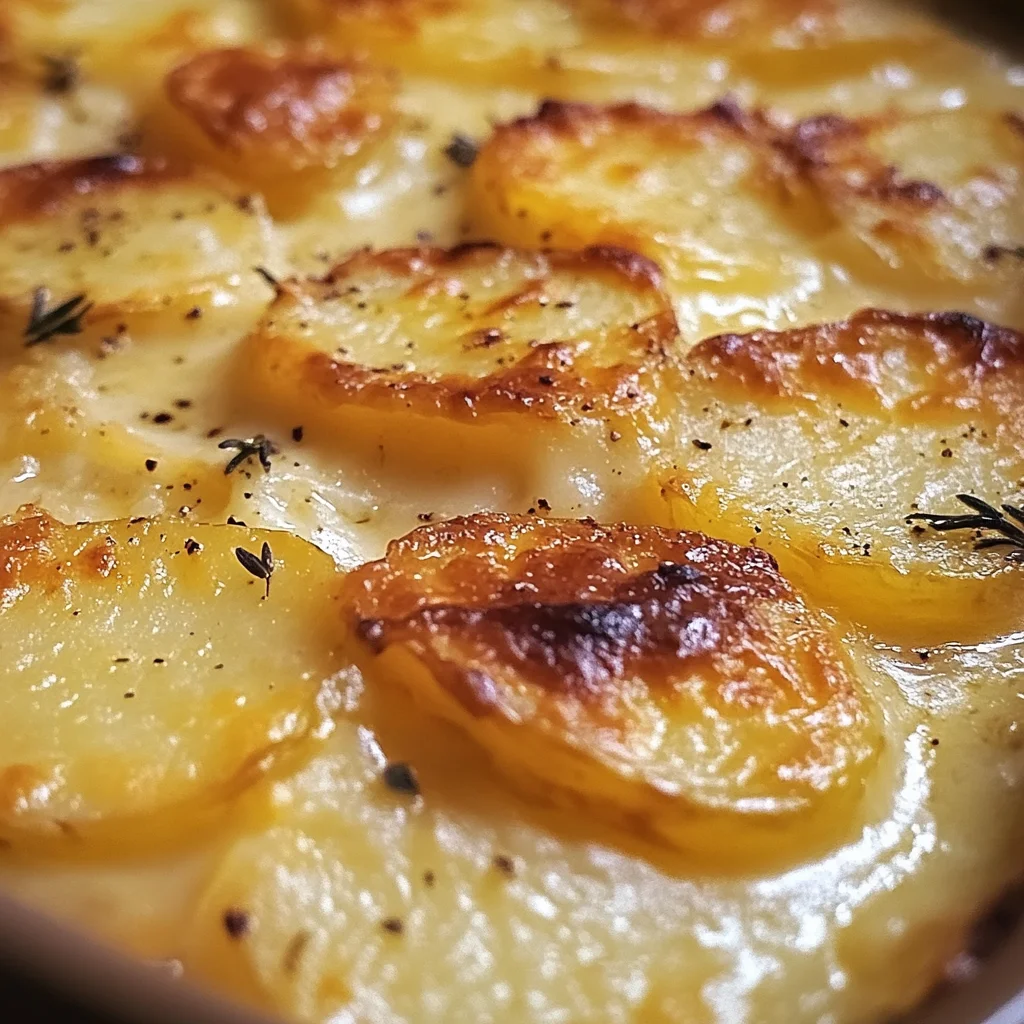 Gratin fondant de pommes de terre