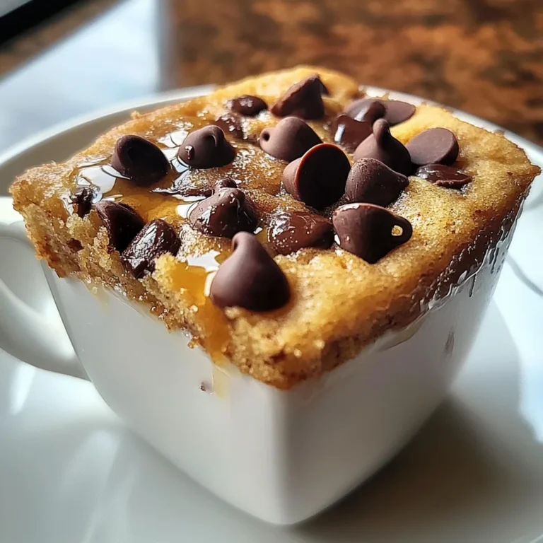 Mug cake sain et rapide en 5 minutes