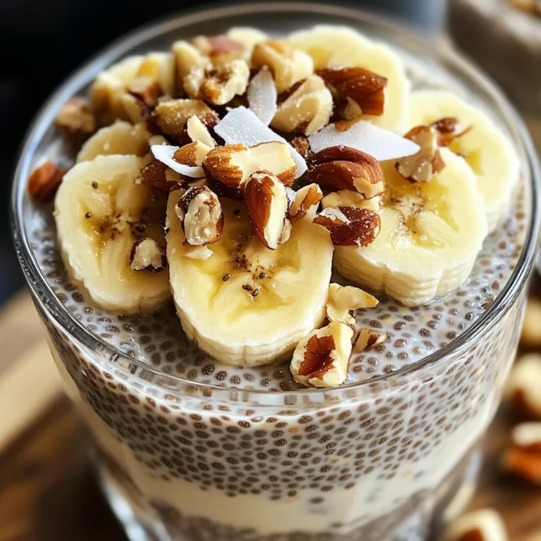 Pudding chia banane healthy