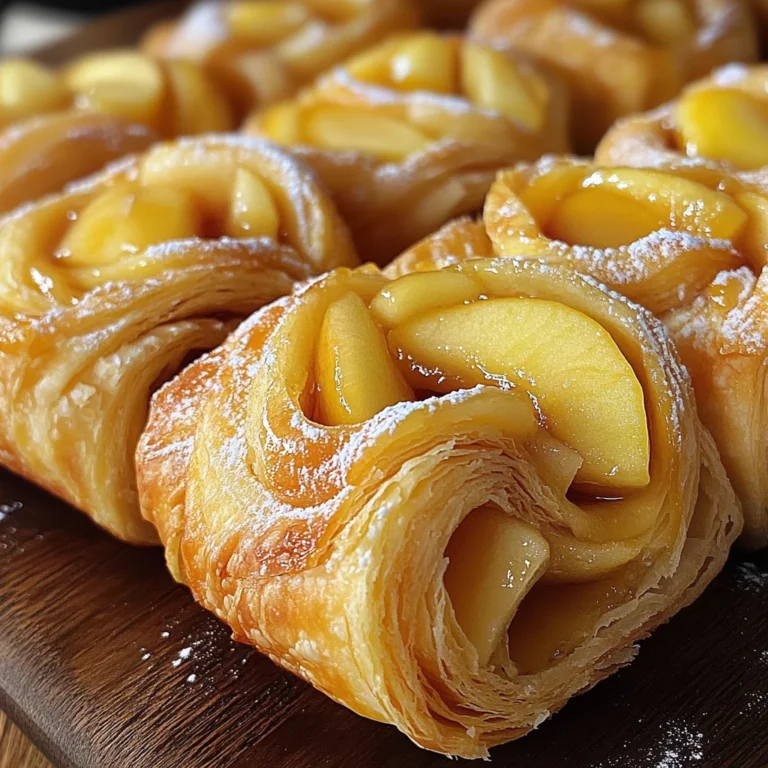 Roulés Feuilletés aux Pommes en 10 Minutes