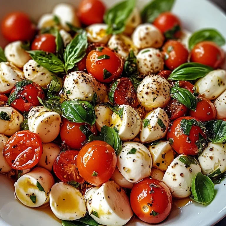 Salade Caprese Crémeuse