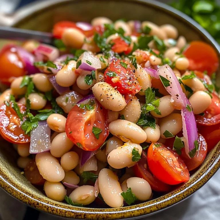 Salade turque haricots blancs