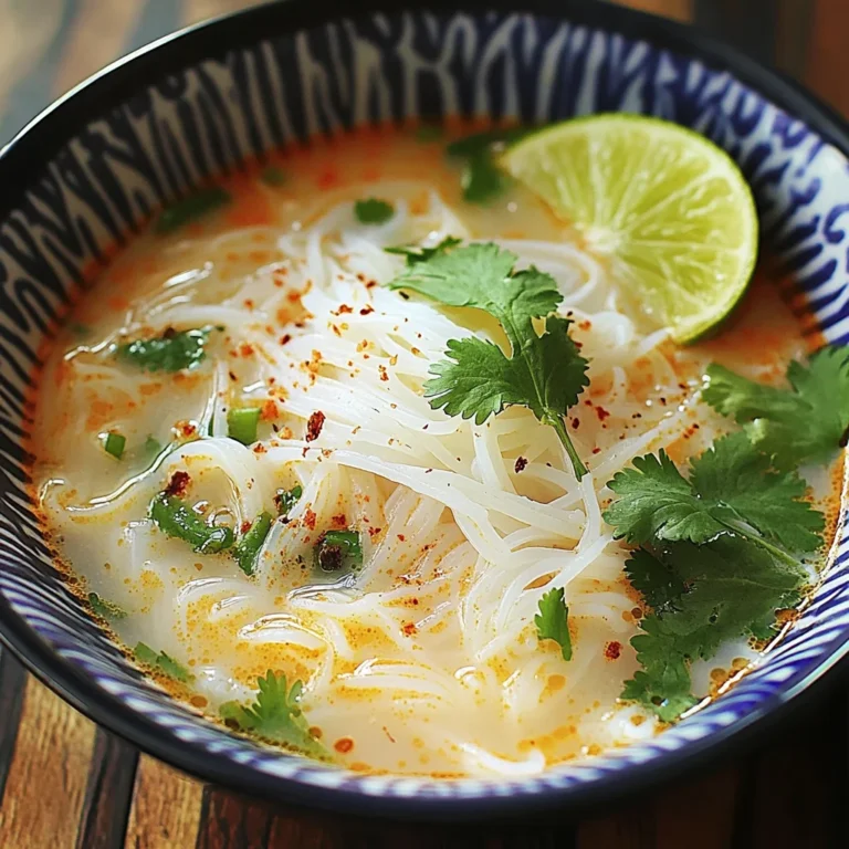 Soupe thaïe légère et parfumée