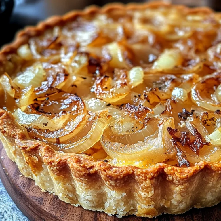 Tarte à l’Oignon Alsacienne : Une Recette Gourmande et Réconfortante
