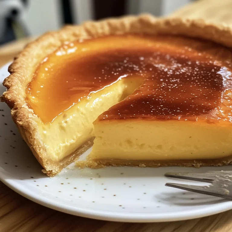 Tarte au Flan de Ma Grand-mère