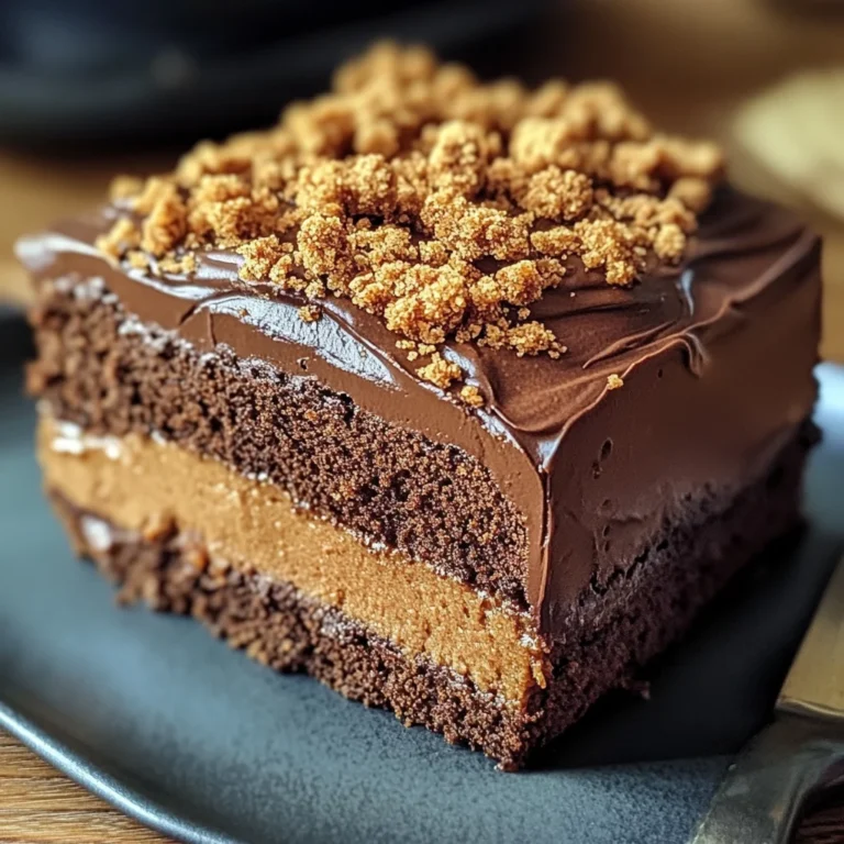 Cake chocolat & spéculoos