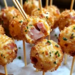 Cake pops salés jambon de poulet fromage