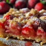 Carrés aux fraises gourmands