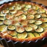Clafoutis de courgettes au parmesan
