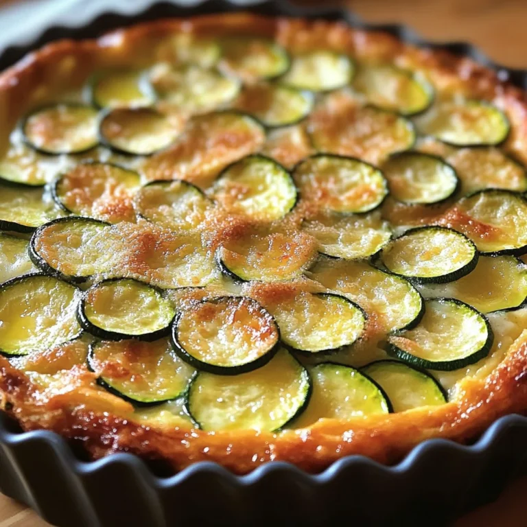 Clafoutis de courgettes au parmesan