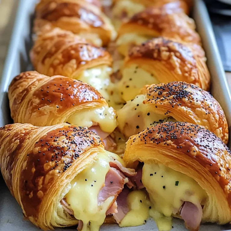 Croissants gourmands faciles