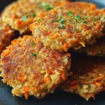Galettes aux Carottes et Flocons d'Avoine