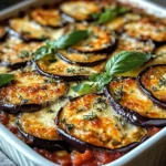 Gratin d’aubergines savoureux