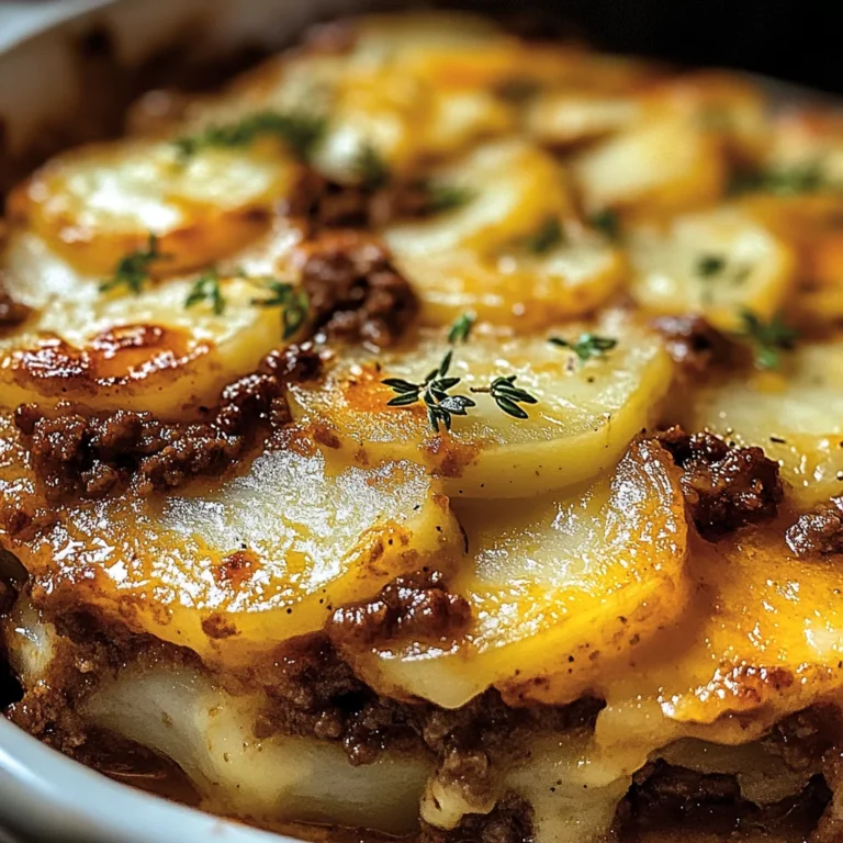 Gratin de Pommes de Terre et Bœuf Haché
