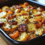 Gratin de légumes au paprika et chorizo