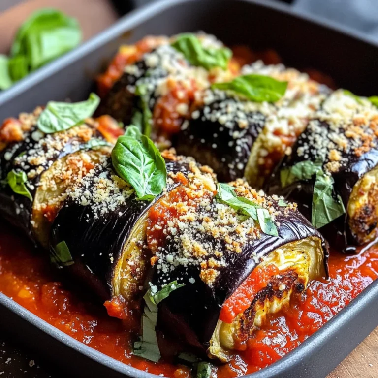 Involtini d'aubergines à la ricotta
