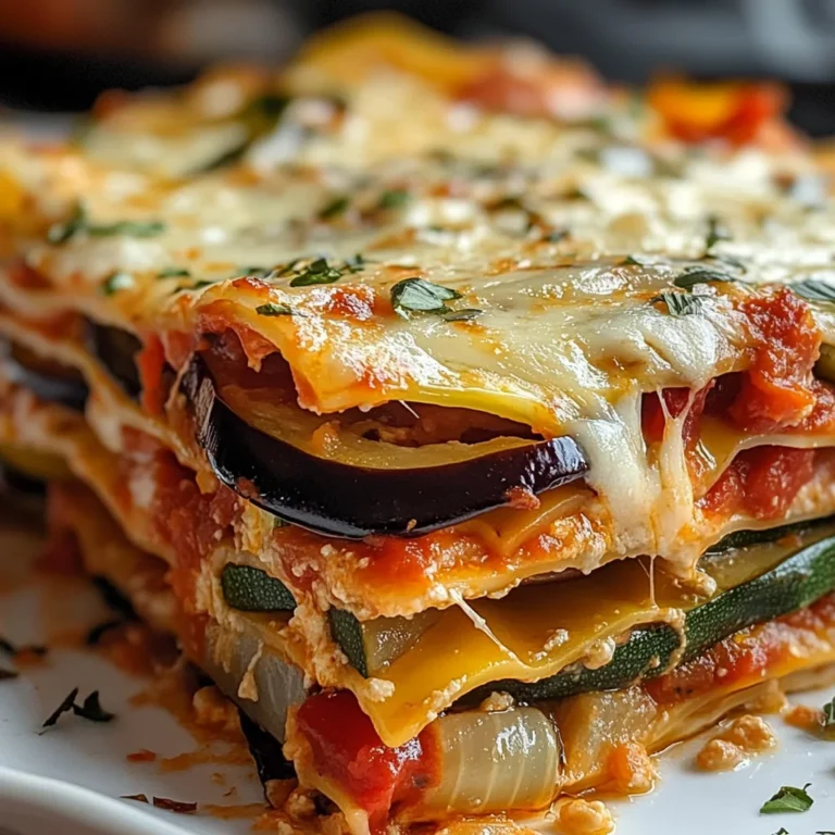 Lasagnes aux légumes d'été