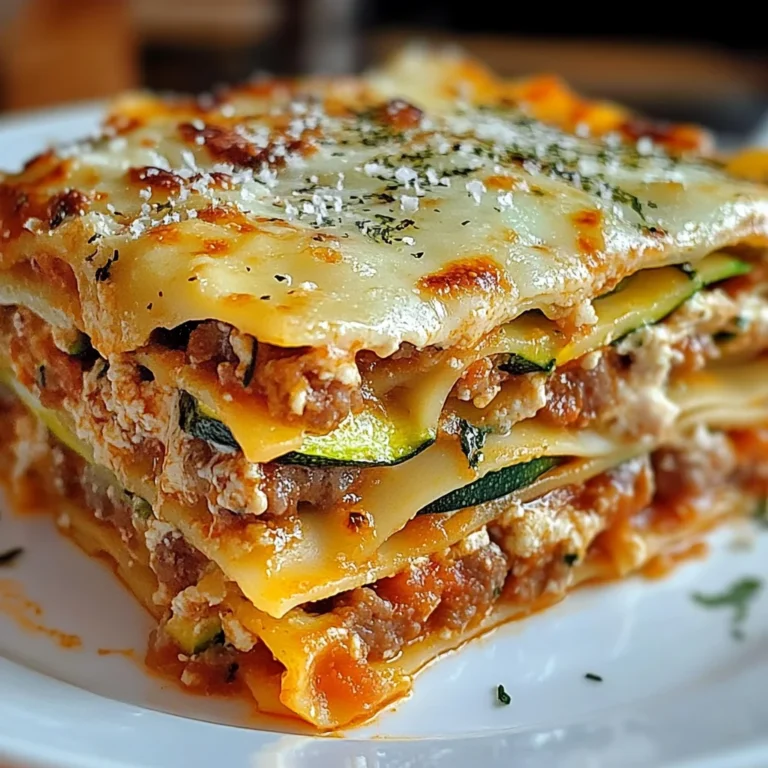 Lasagnes courgettes chair à saucisse