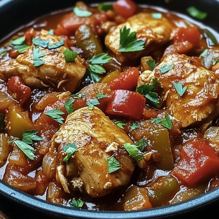 Marmite de poulet façon espagnole