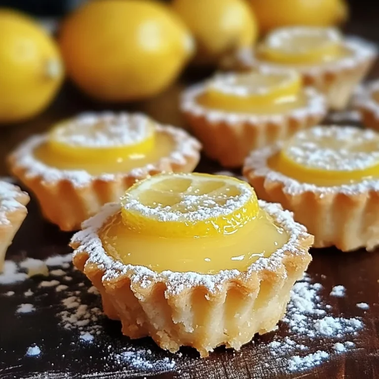 Mini tartelettes citron maison