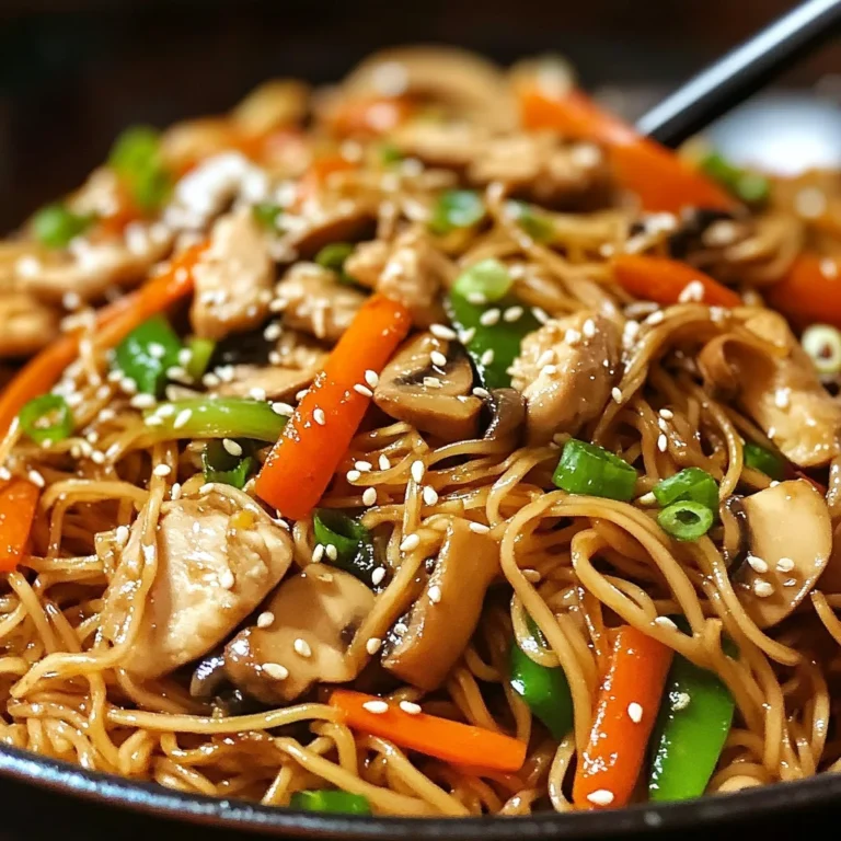 Nouilles sautées asiatiques rapides