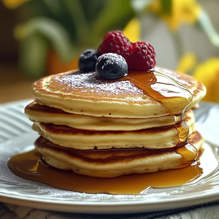 Pancakes au Yaourt Moelleux et Aériens