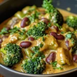 Plat végétal crémeux et gourmand
