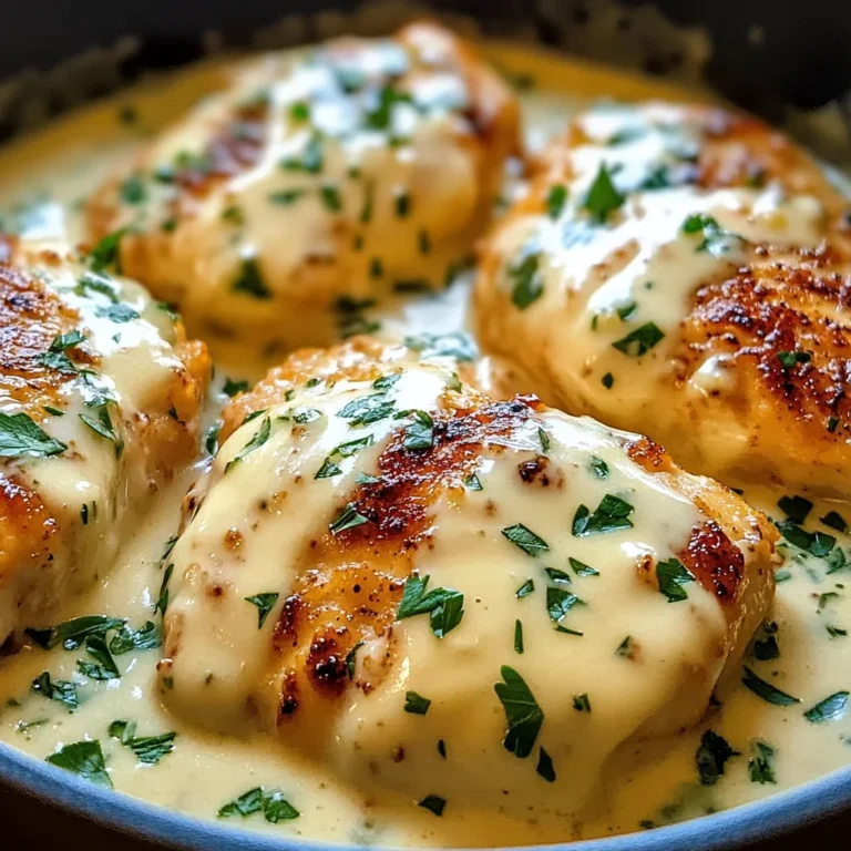 Poulet au fromage à la crème
