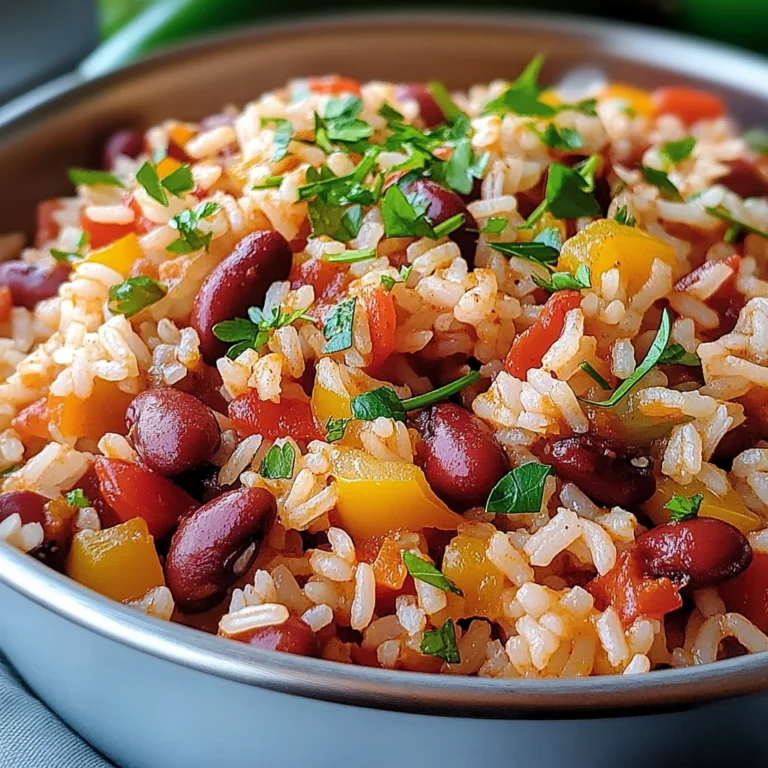 Riz Cajun aux Haricots Rouges