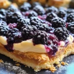 Tarte briochée aux mûres et à la crème d'amandes