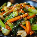 Wok croustillant aux légumes asiatiques