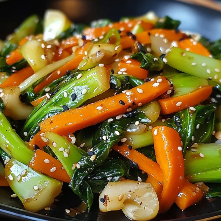 Wok croustillant aux légumes asiatiques